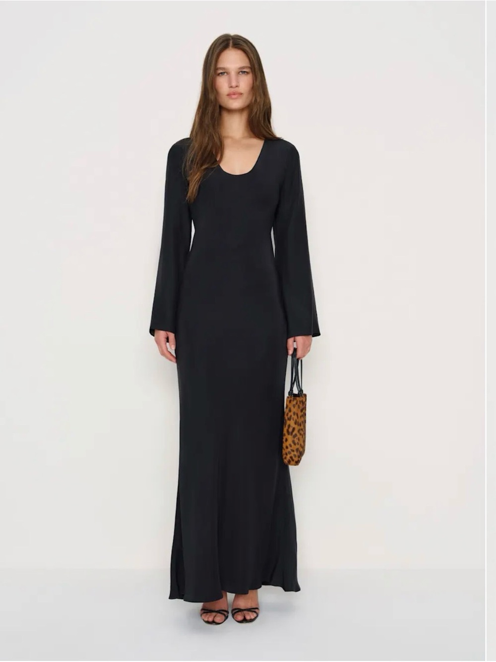 Reformation Vivia Silk Dress
